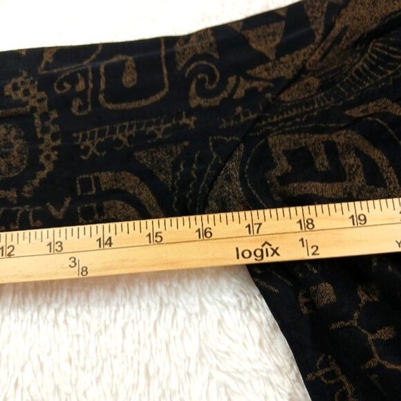 Chico's Travelers Jacket Bkack Tribal Art- to- Wear One Button Women's  Size 3. - Picture 14 of 14